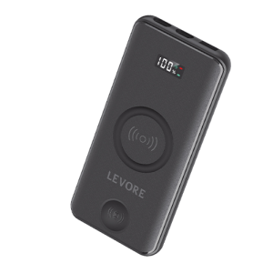 ليفوري  باور بانك 3 في 1 بميزة الشحن اللاسلكي | 10000 مللي أمبير | PD 20 واط