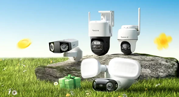 Reolink Solar Powered 4K Smart PTZ Outdoor Security Cameras