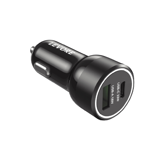 LEVORE Car Chaarger power delivery ( PD ) 2 Ports 51w