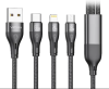 VFAN 3-in-1 PVC Charging Cable – 1m | 3A Fast Charge | Durable Design