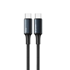 LC5213 Levore Type C to Type C Braided High-Speed Data Cable (Model: LC5213) showcasing durable braided design, 100W fast charging capability, and soft-to-touch texture.