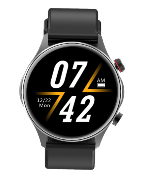 Levore NOVA Smart Watch (Model LWS424) with water-resistant technology, durable metal bezel, and heart rate monitoring.