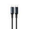 Levore LC8413 1-meter Type C to Lightning braided cable showing durable connectors and 29W fast charging support.
